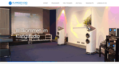 Desktop Screenshot of klangstudio.de